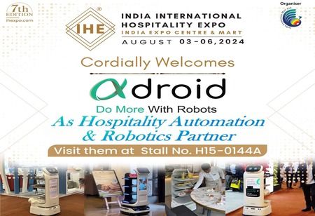 Alphadroid Partners with India International Hospitality Expo 2024